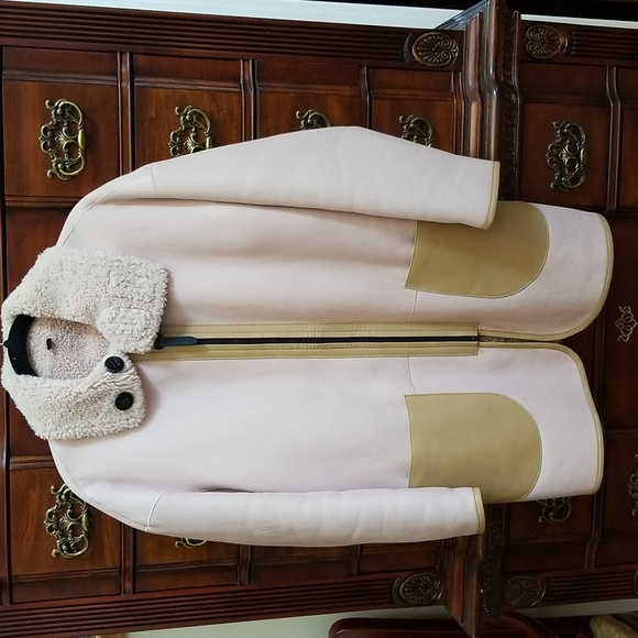 Coach Reversible shearling jacket New Without Tags - Picture 5 of 8